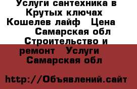 Услуги сантехника в Крутых ключах, Кошелев лайф › Цена ­ 200 - Самарская обл. Строительство и ремонт » Услуги   . Самарская обл.